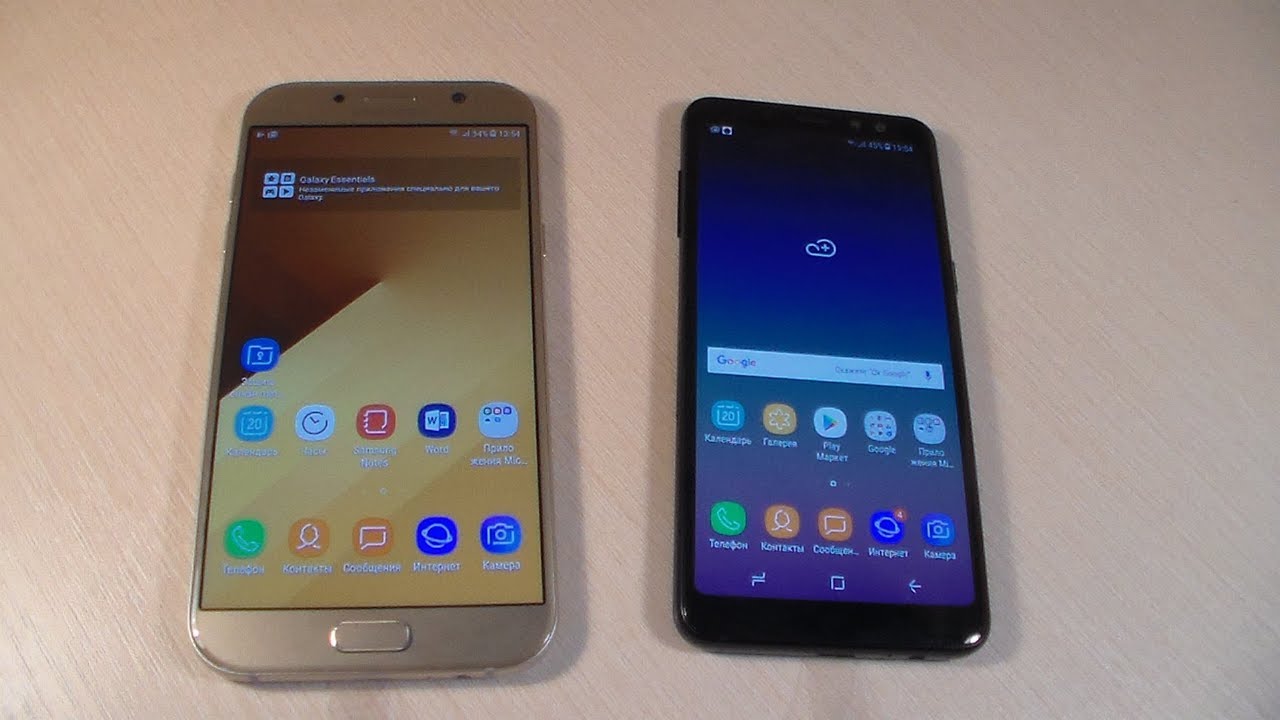 Samsung Galaxy A8 2018 vs Samsung Galaxy A7 2017