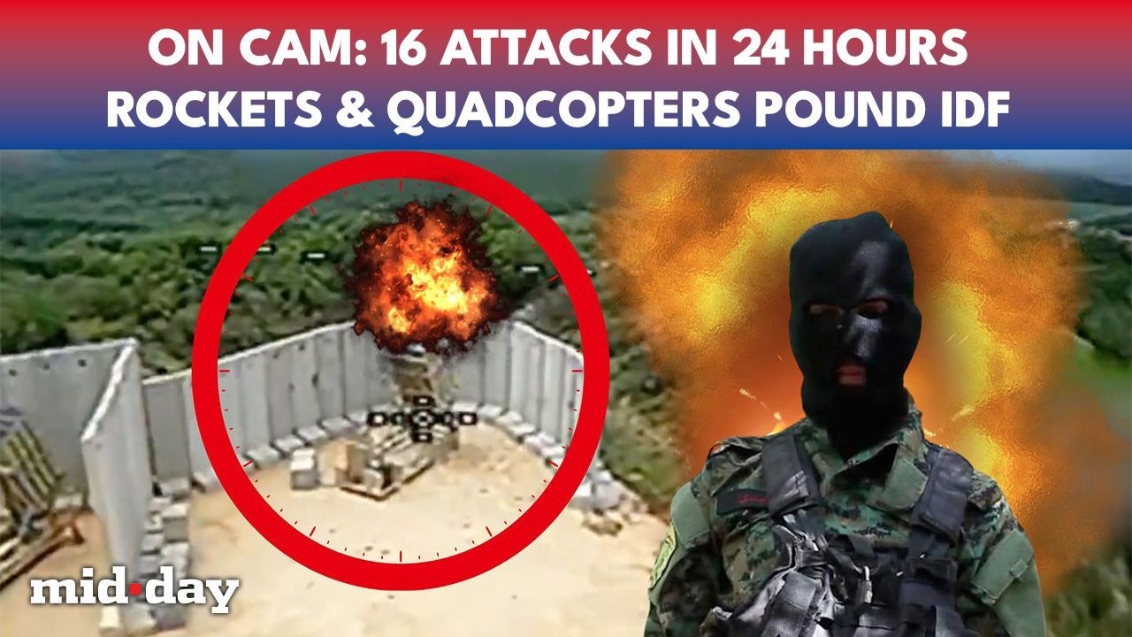 Israel-Lebanon CRISIS: Hezbollah&rsquo;s CHILLING Footage As Drone Swarms And Rockets Hit Israeli Forces
