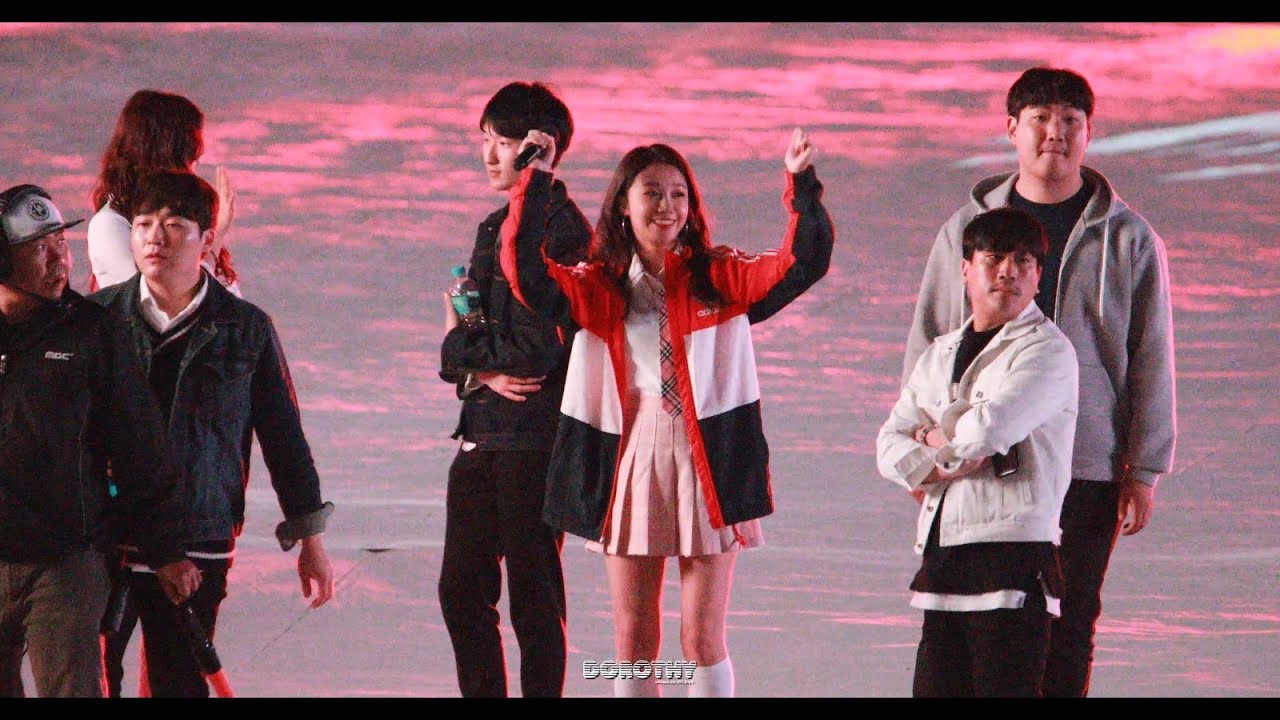 180426 제64회 경기도체육대회 개회식 축하공연_ 대기(Waiting) 은지 직캠[4K] by DOROTHY