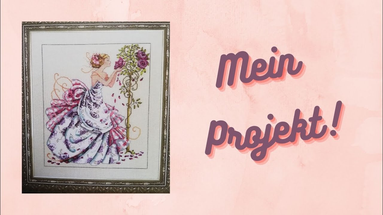 Stickt mit mir #85 - Perlen auf meine Mirabila anbringen