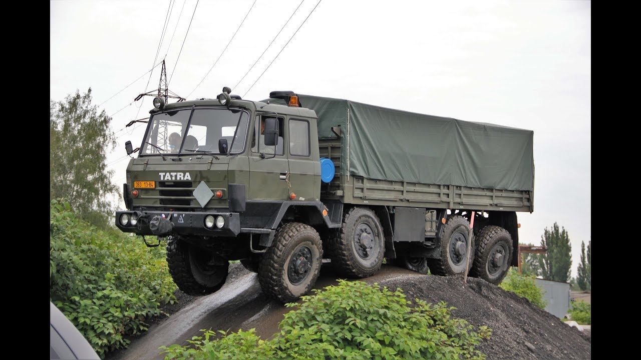 TATRA 815 - TATRA 810 na výcviku na Centru bezpečné jízdy LIBROS Ostrava!