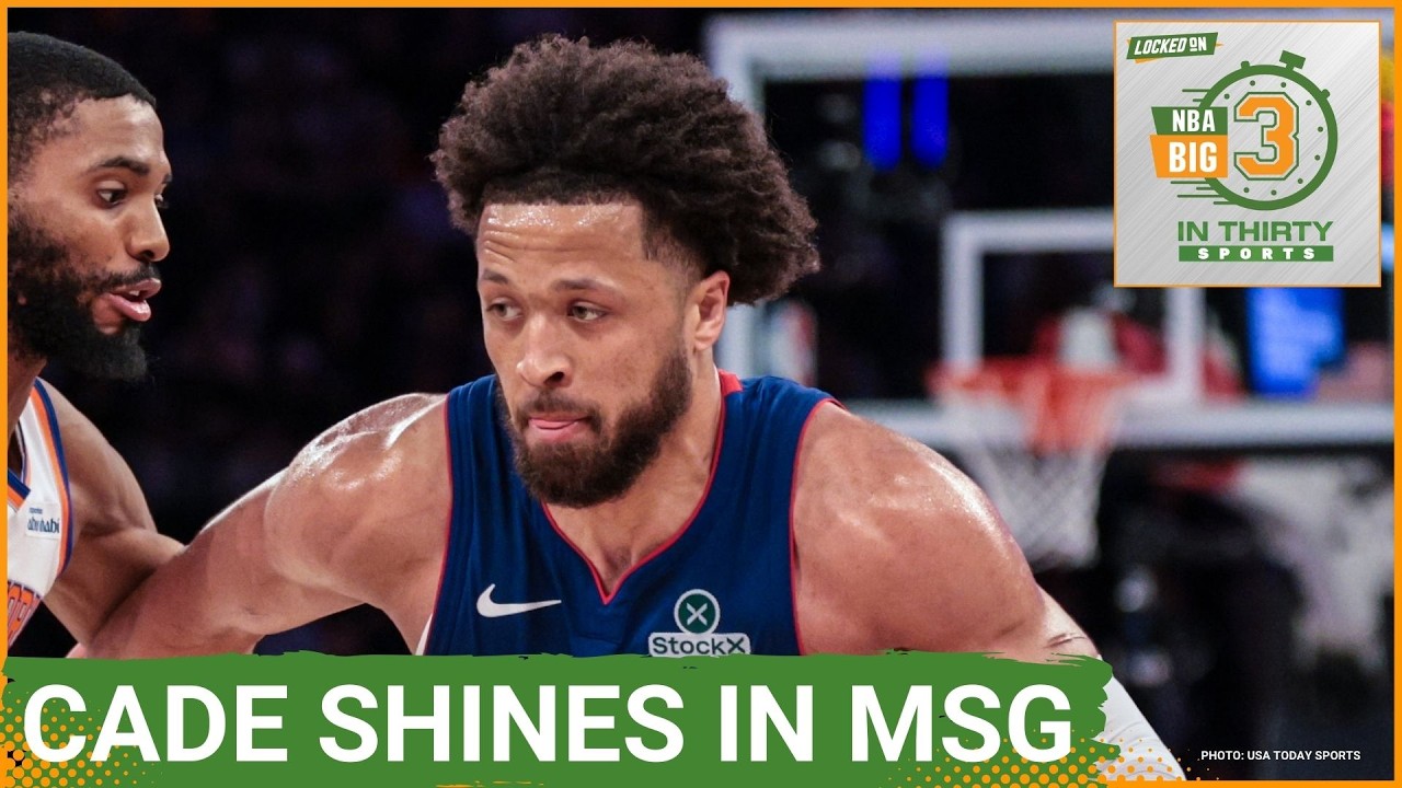 Pistons Beat Knicks Behind Cade Cunningham's 42 POINTS | The Big 3 in 30 NBA