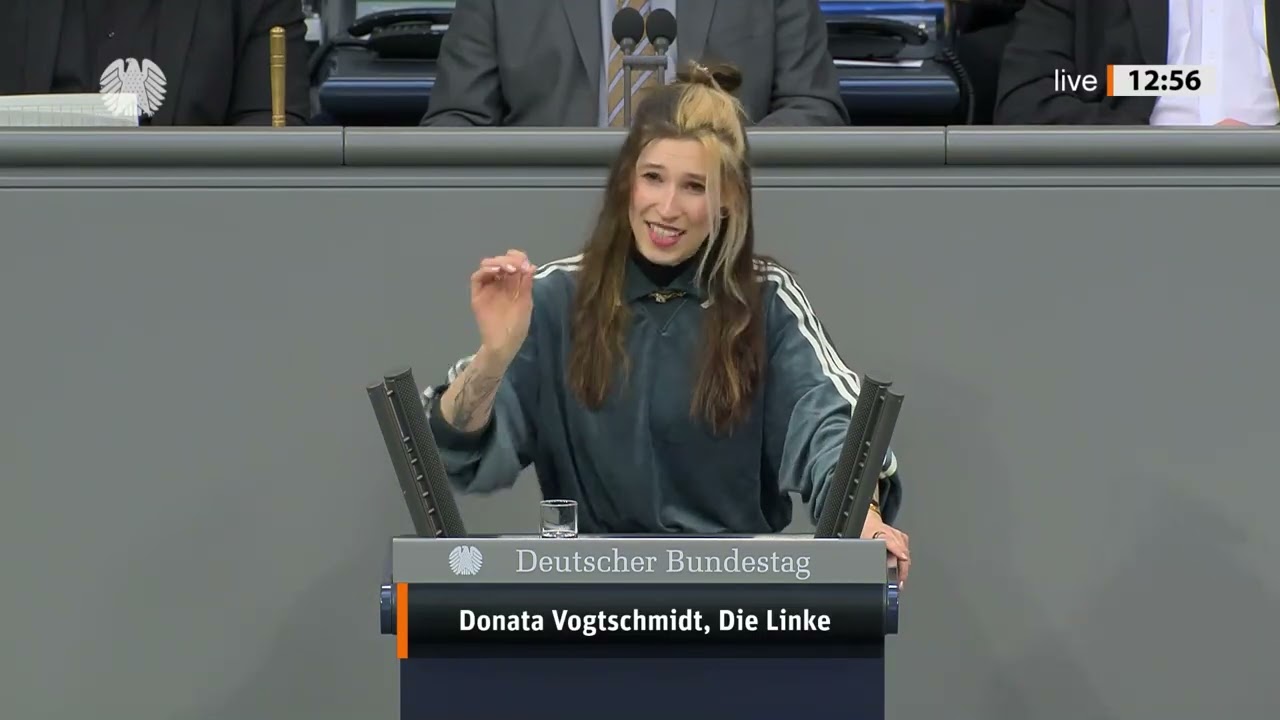 Sie erklärt dem Bundestag mal kurz das Internet