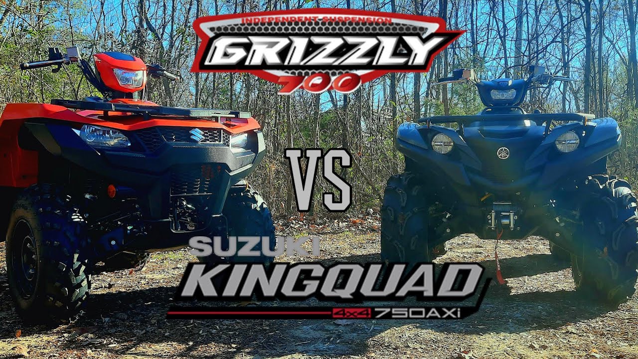 Grizzly 700 vs KingQuad 750! 2023 Full Shootout!