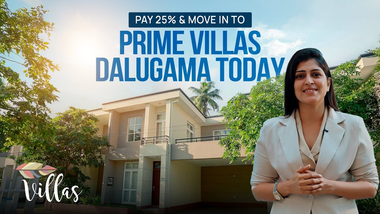 Pay 25% & move into the best gated community in Dalugama today!