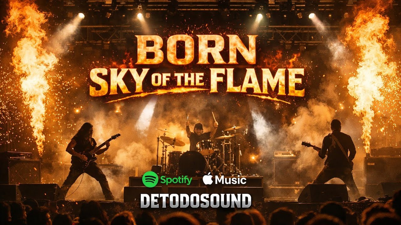 🎸BORN SKY OF THE FLAME 🔥|Official Heavy Metal Music Video | DETODOSOUND 