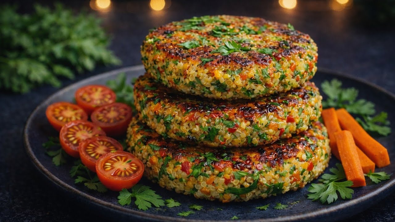 Эти котлеты из киноа лучше, чем мясо! Так просто и полезно!