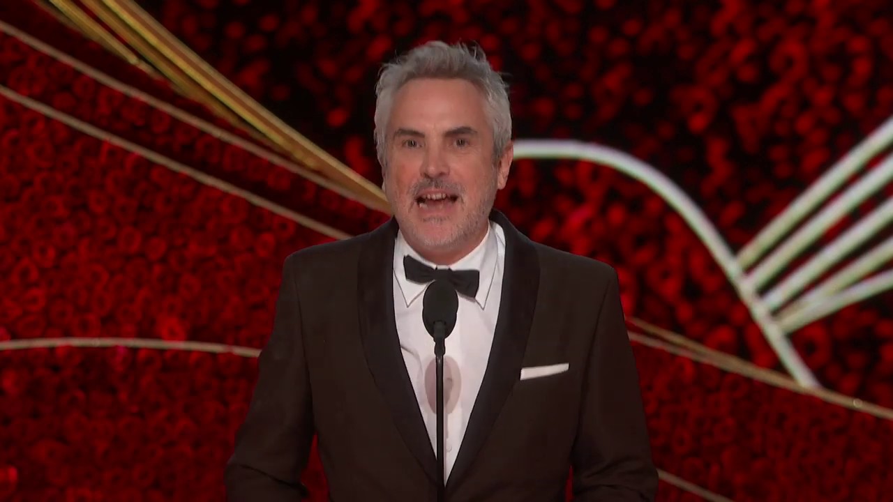 Alfonso Cuarón wins Best Director
