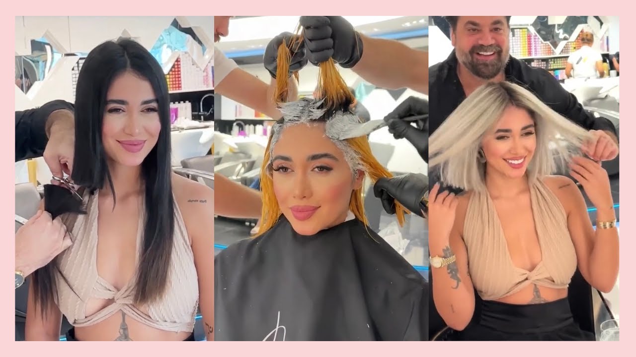Boring hair? Not after this BLONDE hair transformation!😍