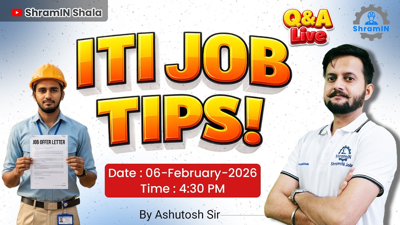 ITI के बाद अच्छी Job कैसे लें? LIVE Q&A Session | Ashutosh Singh