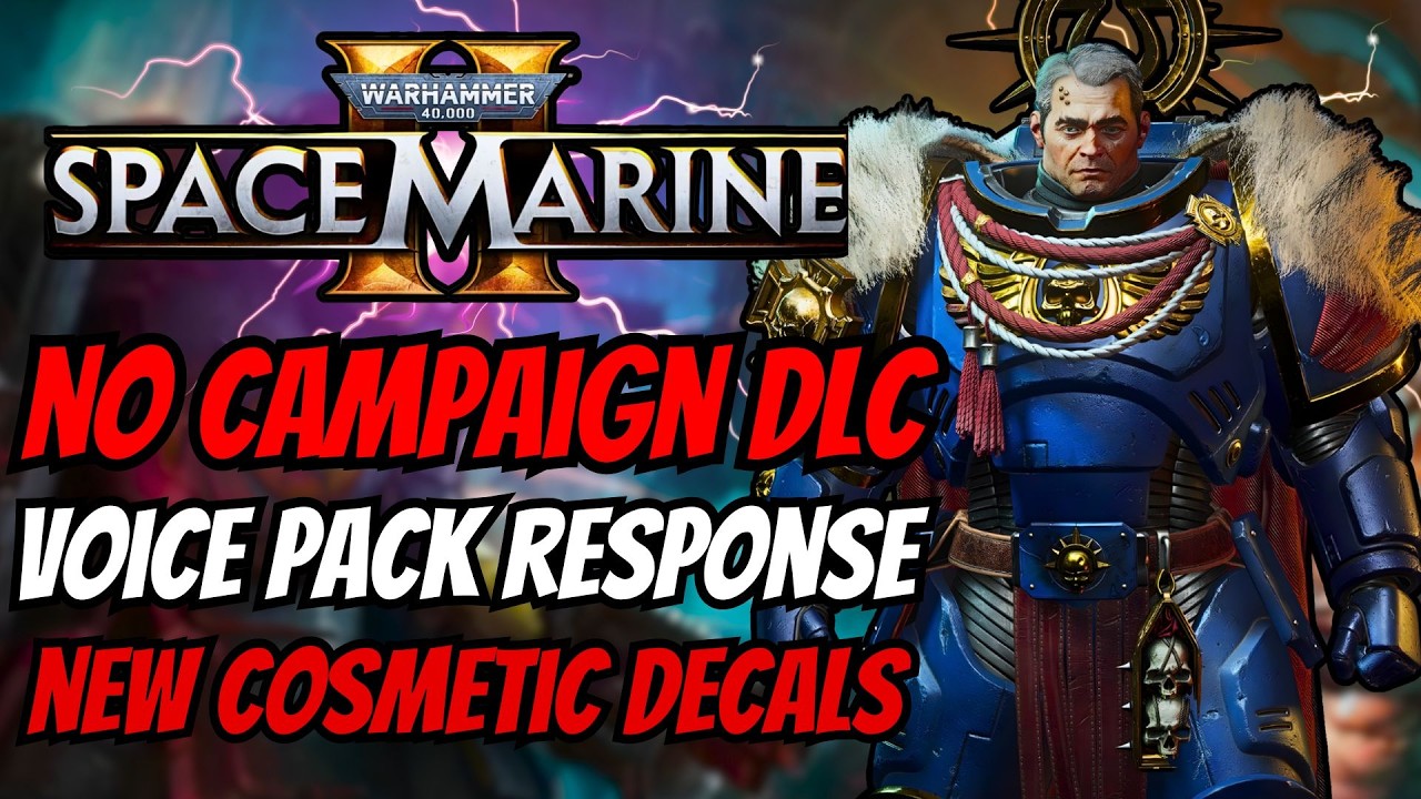 Saber Talks Voice Pack DLC Controversy and Confirms No Campaign Expansions - Space Marine 2 News