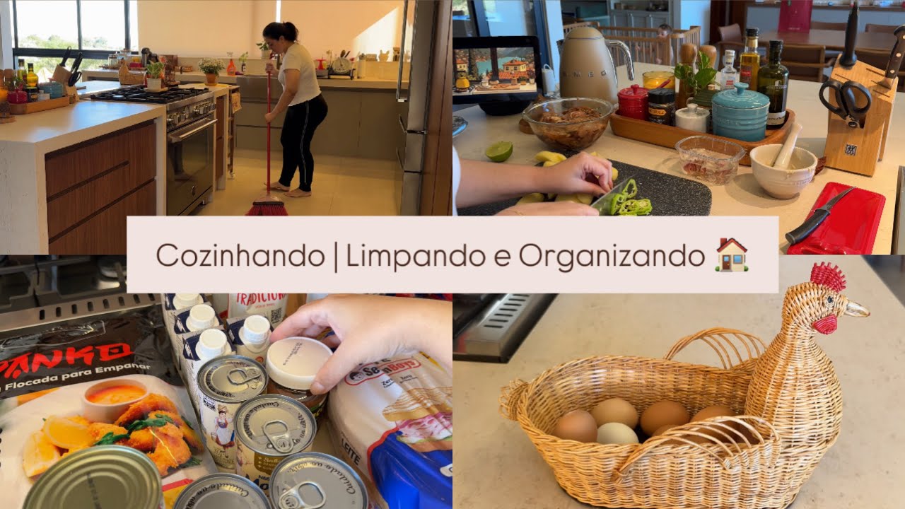 O que comprei nas compras do mês | Almoço delicioso | Organização da casa | A sala esta de cara nova