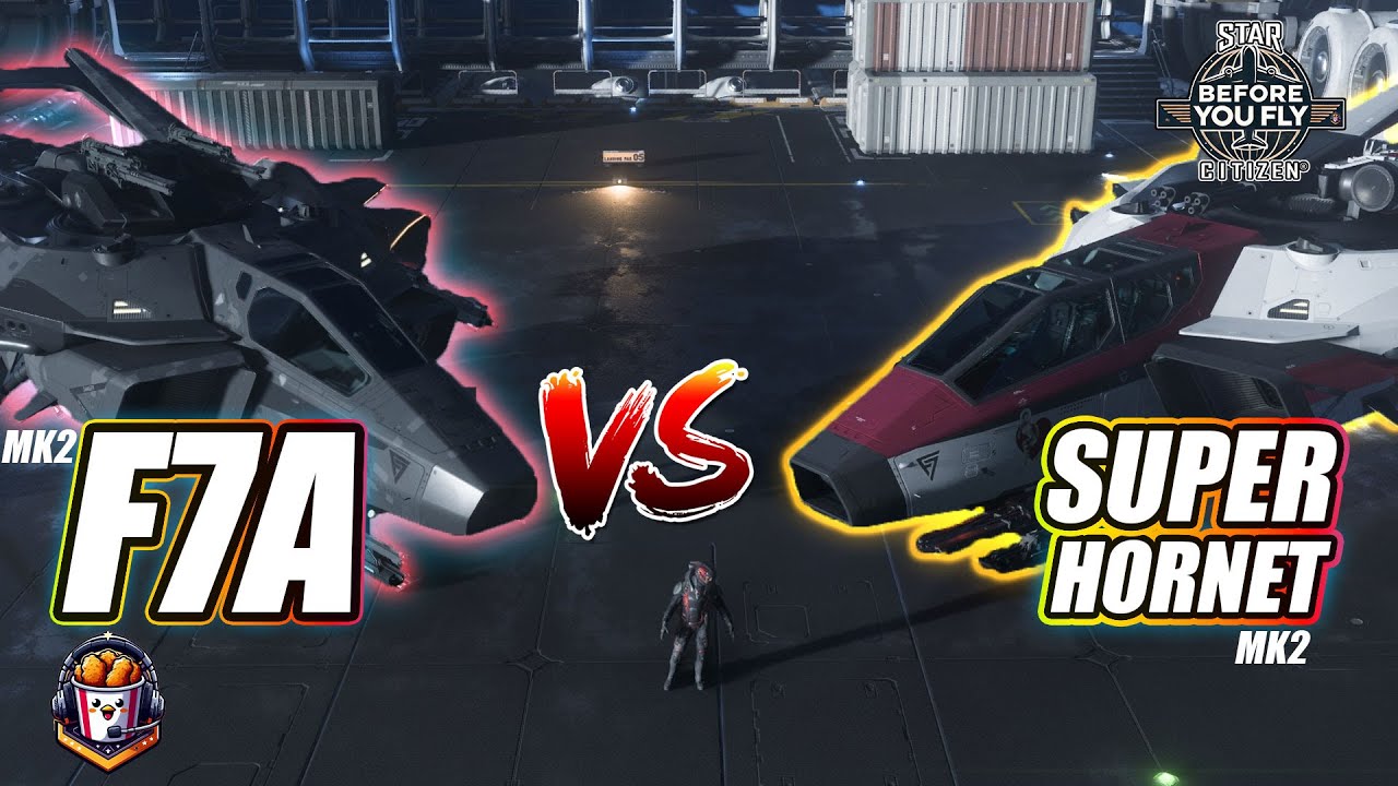 MK2 Super Hornet vs F7A Space Battle Showdown!