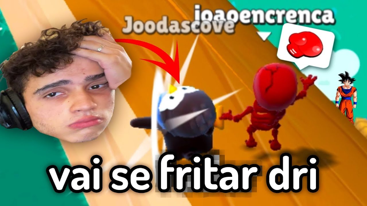 a gente falou no Stumble Guys q quem perder apaga o canal