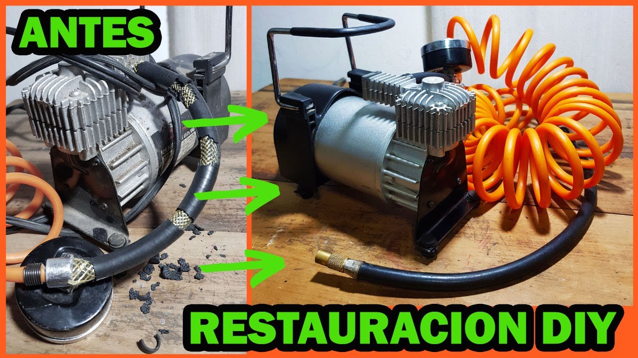 COMO ARREGLAR COMPRESOR  DE NEUMATICOS ROTO