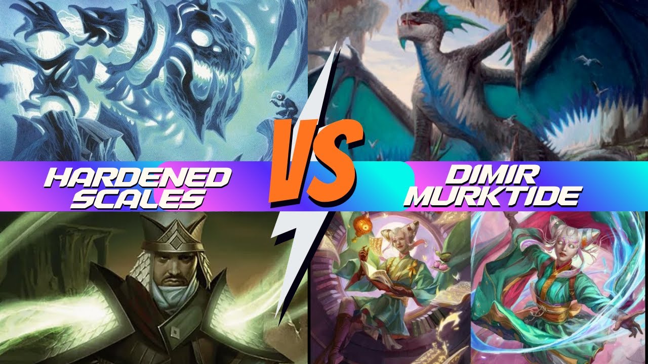 Hardened Scales vs Dimir Murktide Modern Paper Gameplay