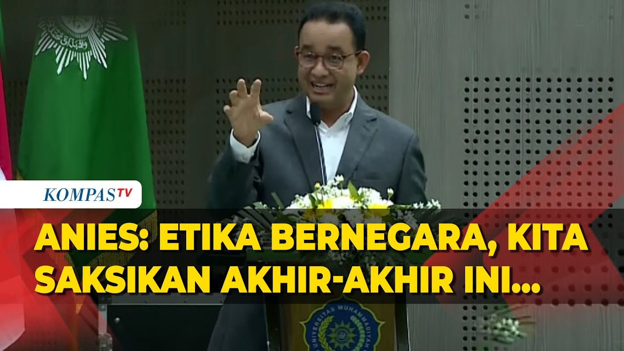 [FULL] Pidato Anies Baswedan di Dialog Terbuka Universitas Muhammadiyah Surakarta