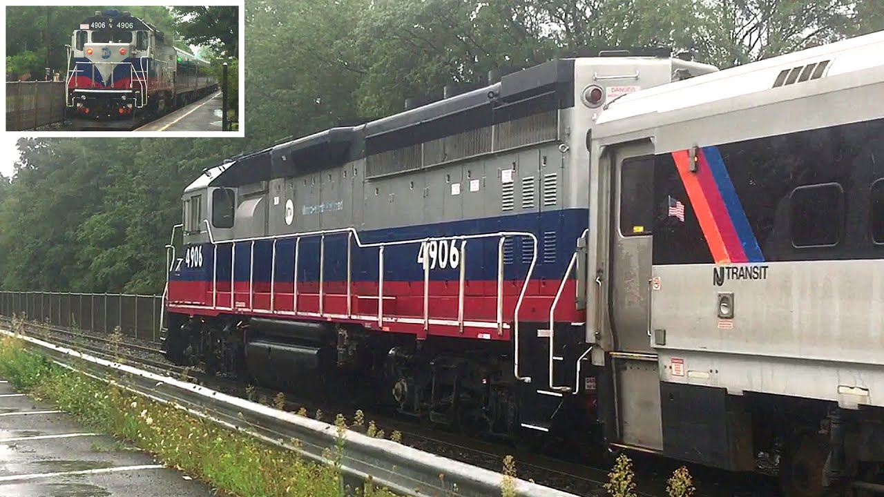 Rare Metro-North 4906 pushing Comet IIM Coaches on the Main/Bergen County Line