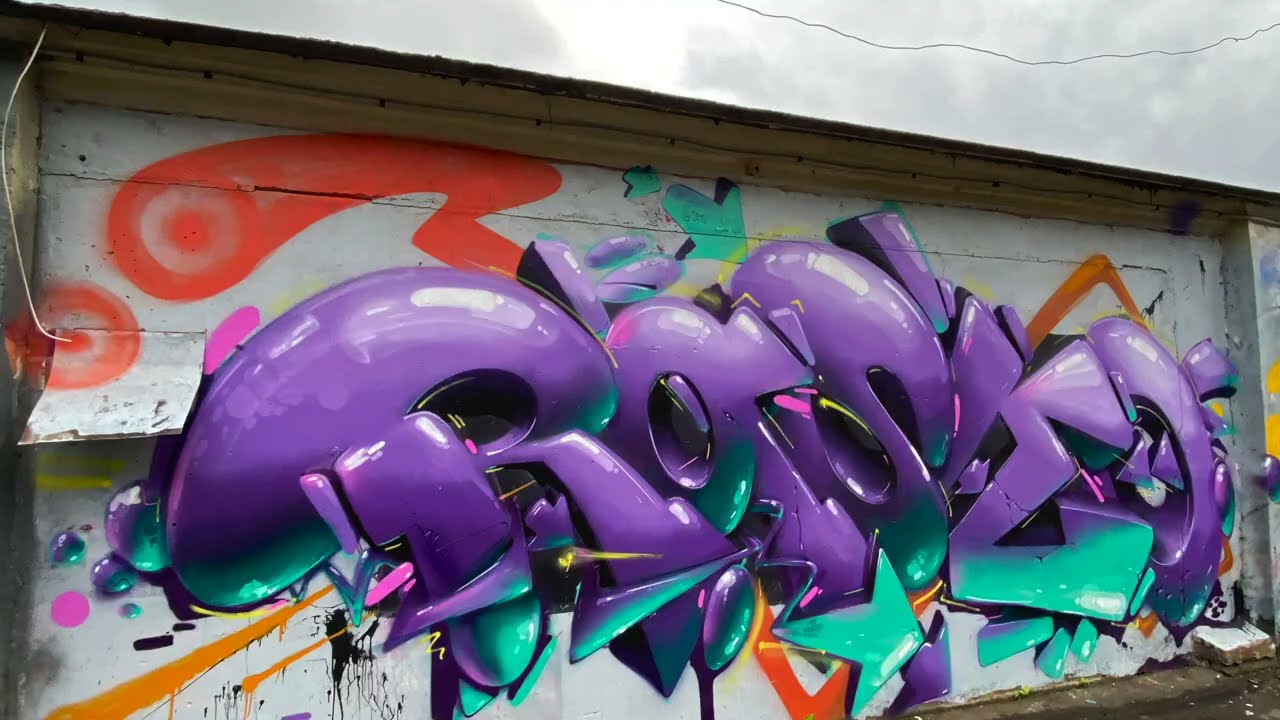 Purple Graffiti stuff - RASKO 2021