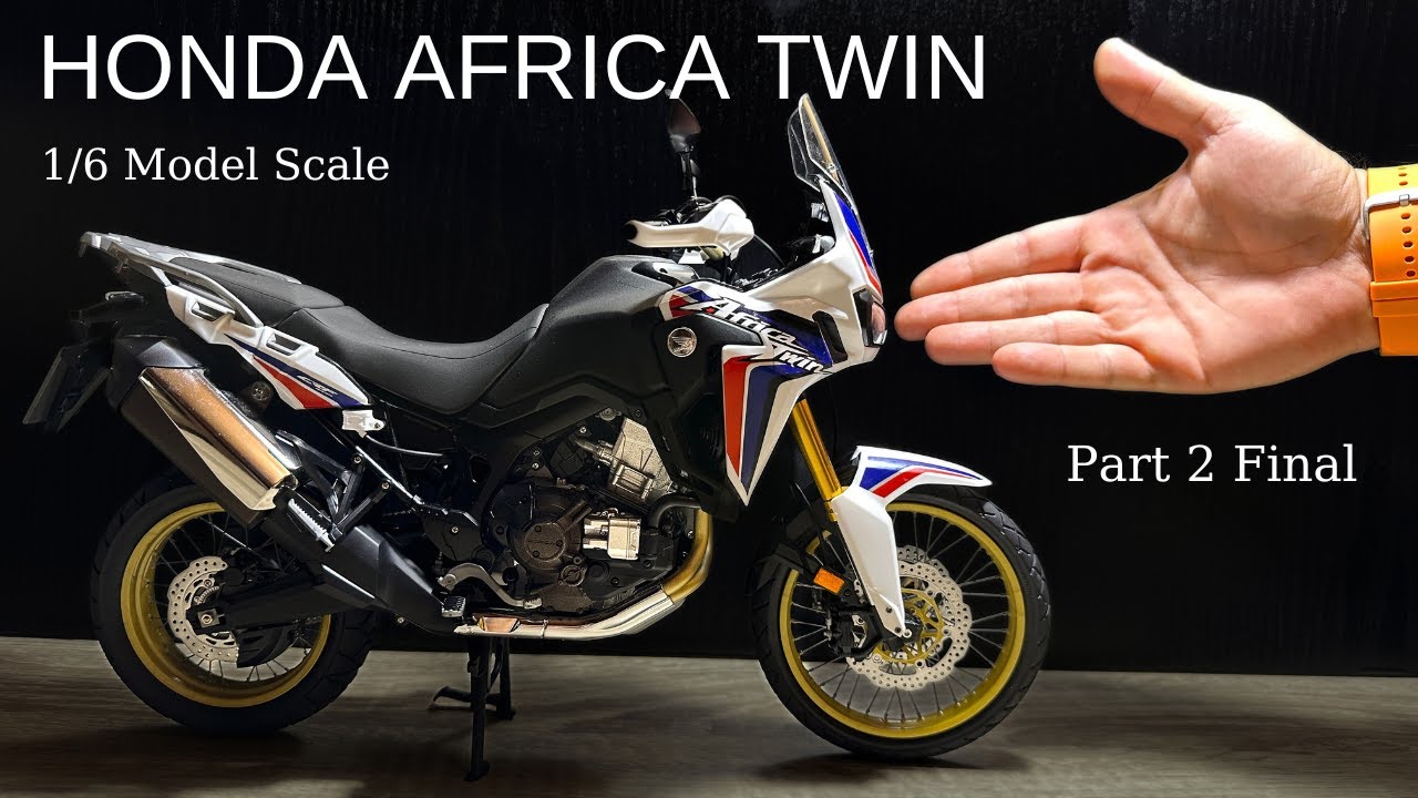 Building the Ultimate Honda Africa Twin CRF1000L Ricky Brabec 1/6 Tamiya Kit!