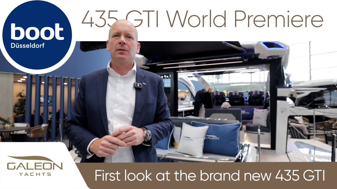 David Walder previews the BRAND NEW Galeon 435 GTI at Boot Dusseldorf 2025