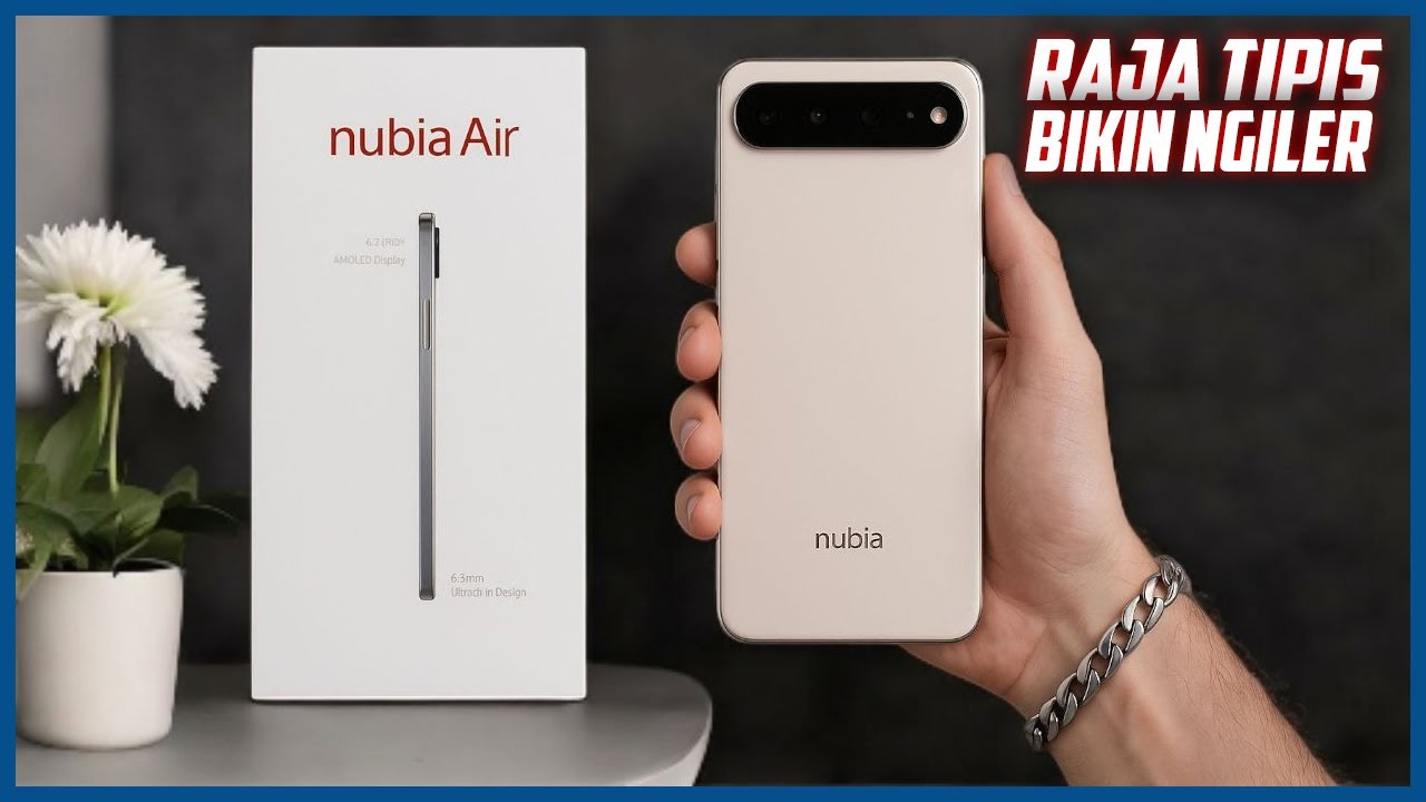 TIPIS TERSADIS PALING MURAH!! NUBIA AIR RAM 12/512GB, 5000 MAH, UNISOC T8300 #nubia