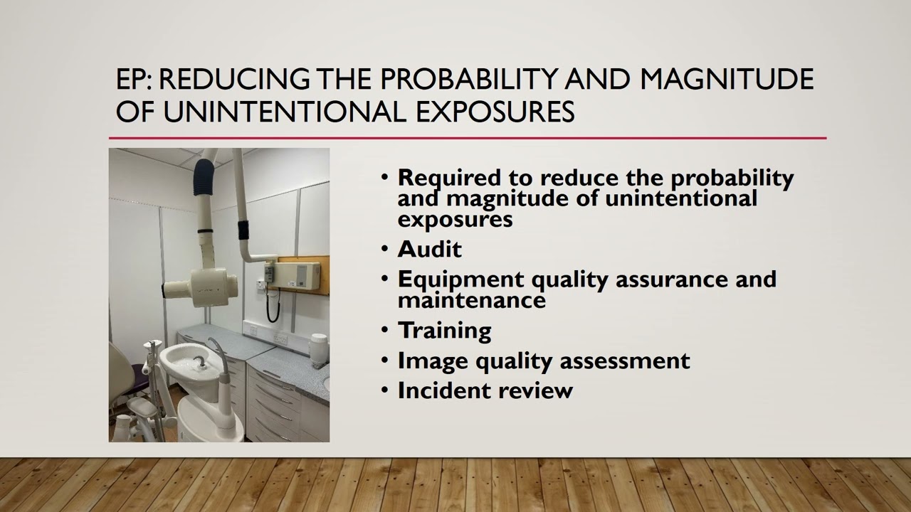 IR(ME)R dentistry - Reducing Unintentional Exposures