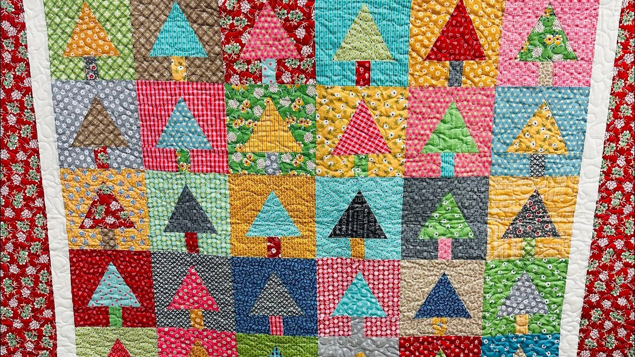 Christmas quilt quick and easy