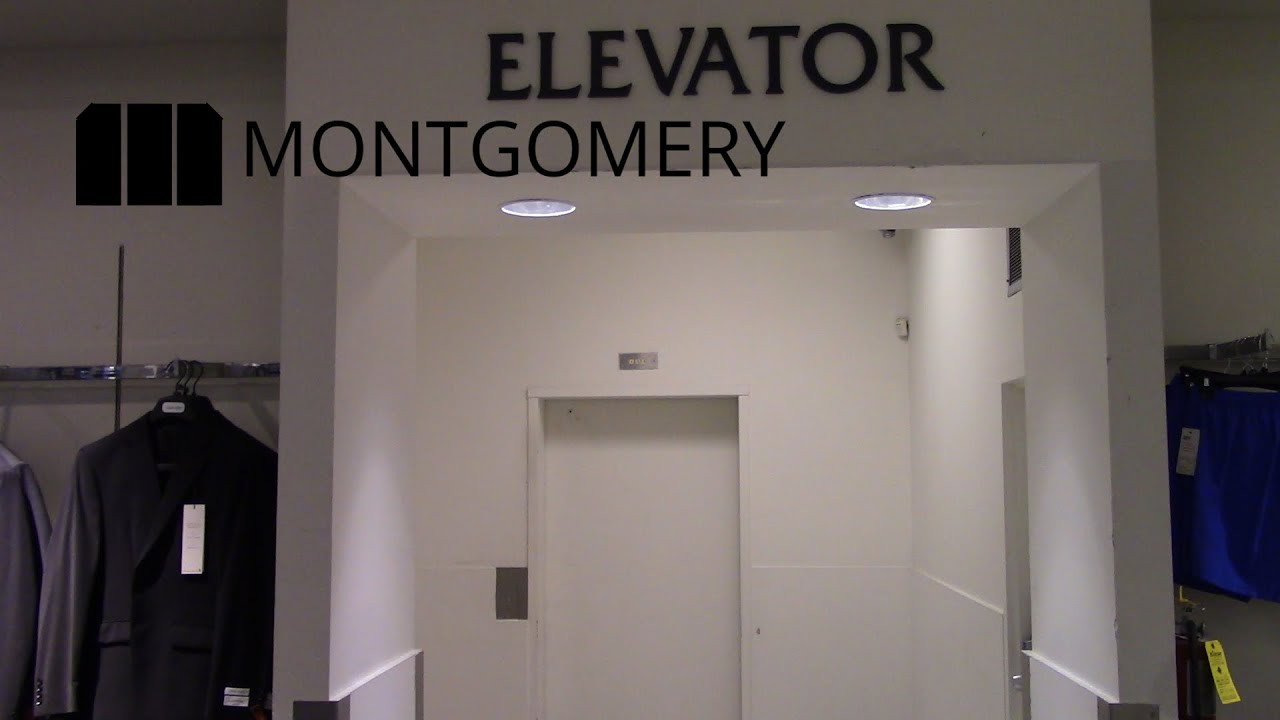 Sleazy 1982 Montgomery Hydraulic Elevator, Hudson's Bay, Bayshore Shopping Centre, Ottawa, Ontario