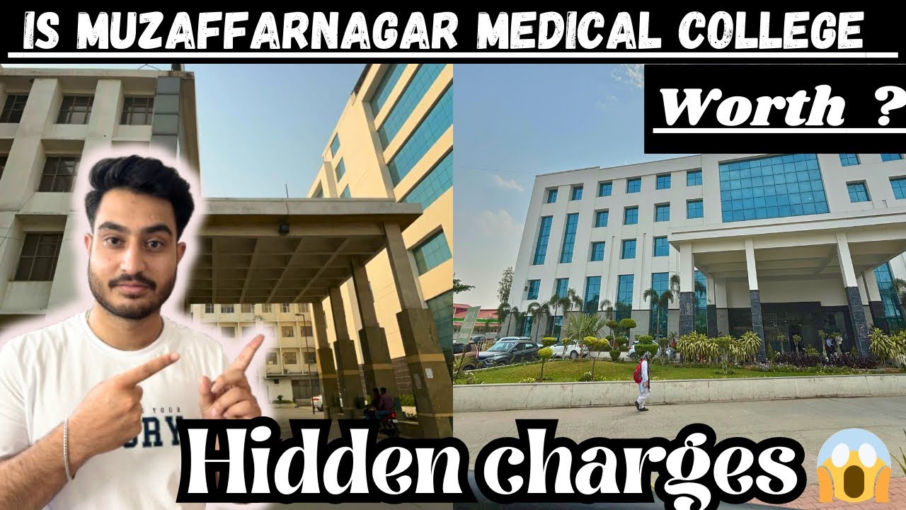 Muzaffarnagar Medical College & Hospital -Campus tour || NEET CUTOFF 2024|| hidden charges