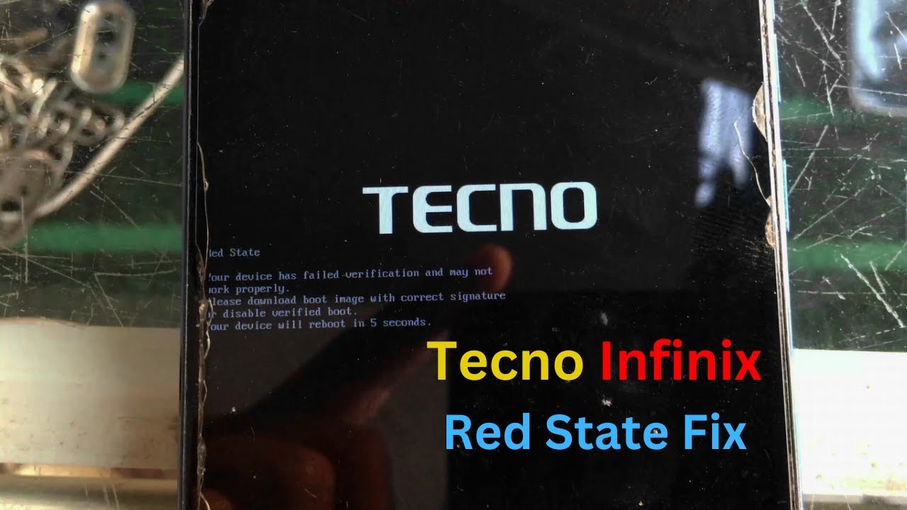 Tecno kC2 Red state Fix \ Frp remove  || Tecno/Infinix Red State Problem Solved