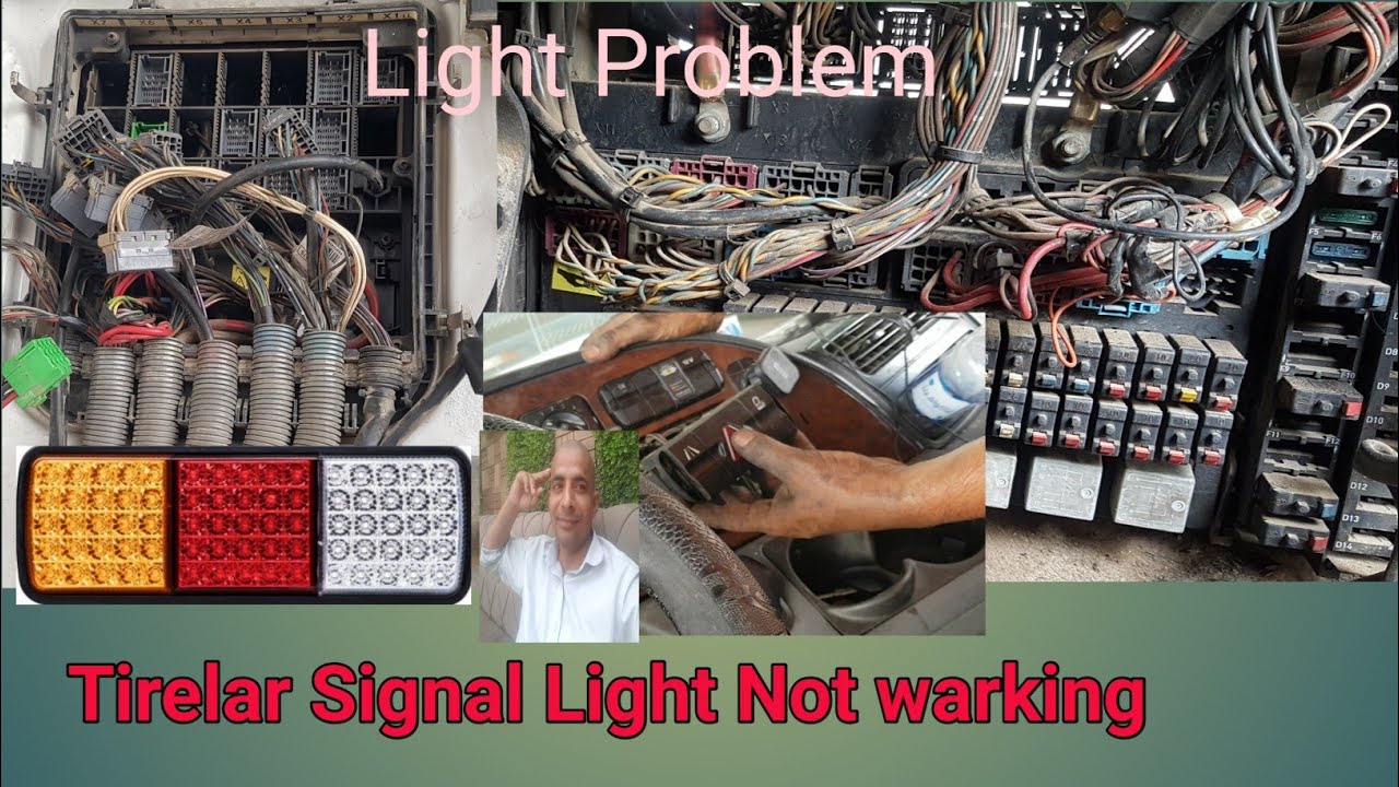 Signal Light Not Warking Light not on| MERCEDES Benz Actors mp3 Mp2