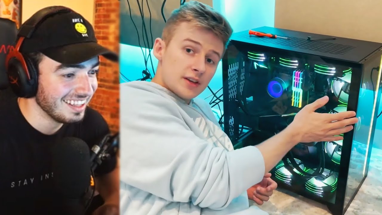 Reacting To Symfuhny's $20,000 Gaming Setup | Henis Highlights