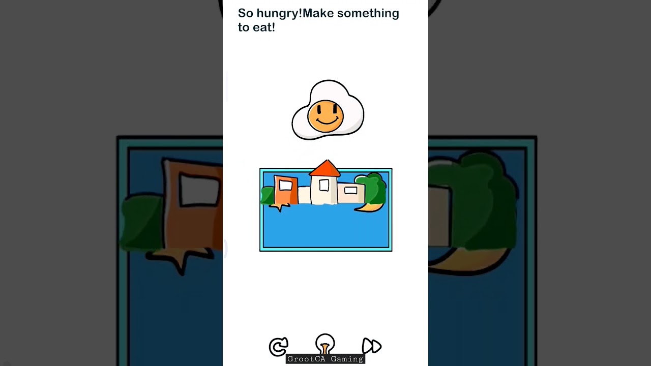 Brain out level 23 so hungry make something to eat, Brain out level 23 so hungry grootca gaming