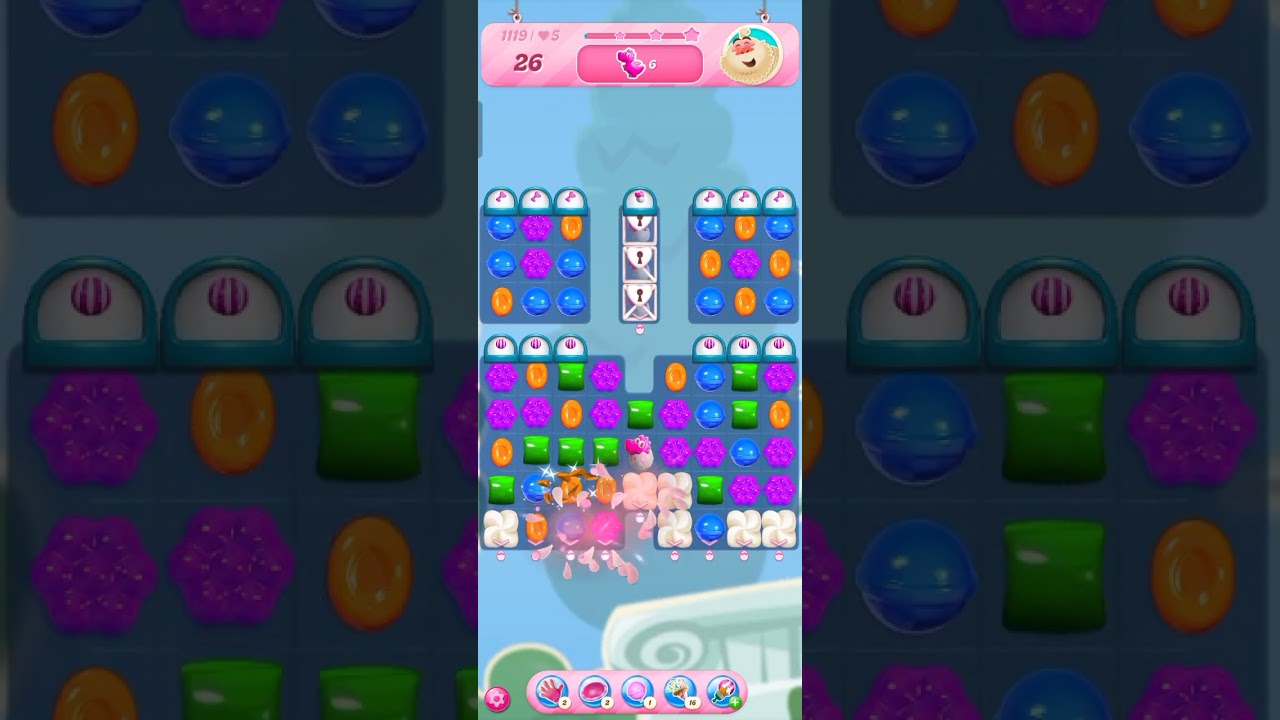Candy crush level 1116-1130