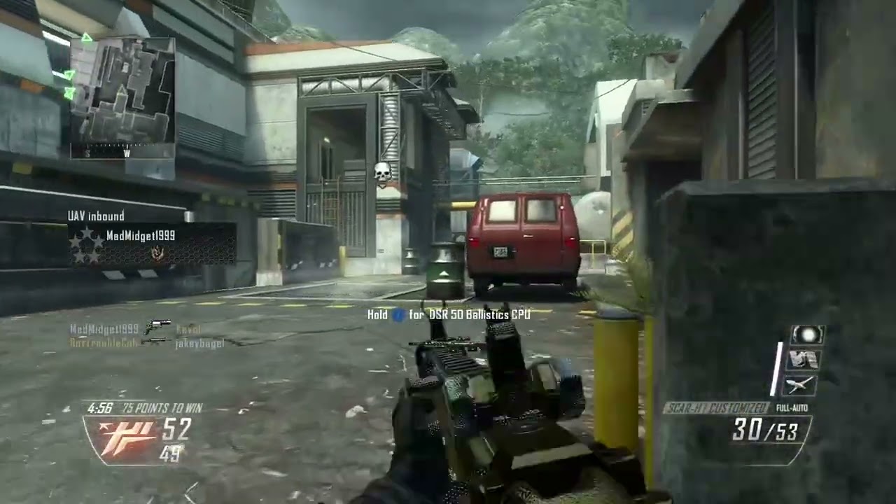 COD Black Ops 2: TDM on Drone | 25-7 (SCAR-H)
