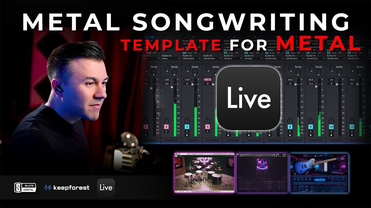 How to make a Songwriting Template for Metal in Ableton!!  #metal #songwriting