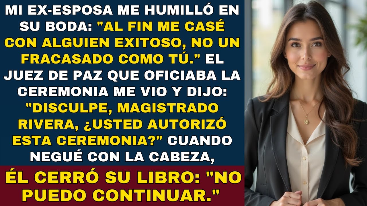 Mi Ex-Esposa Me Humilló en Su Boda: 