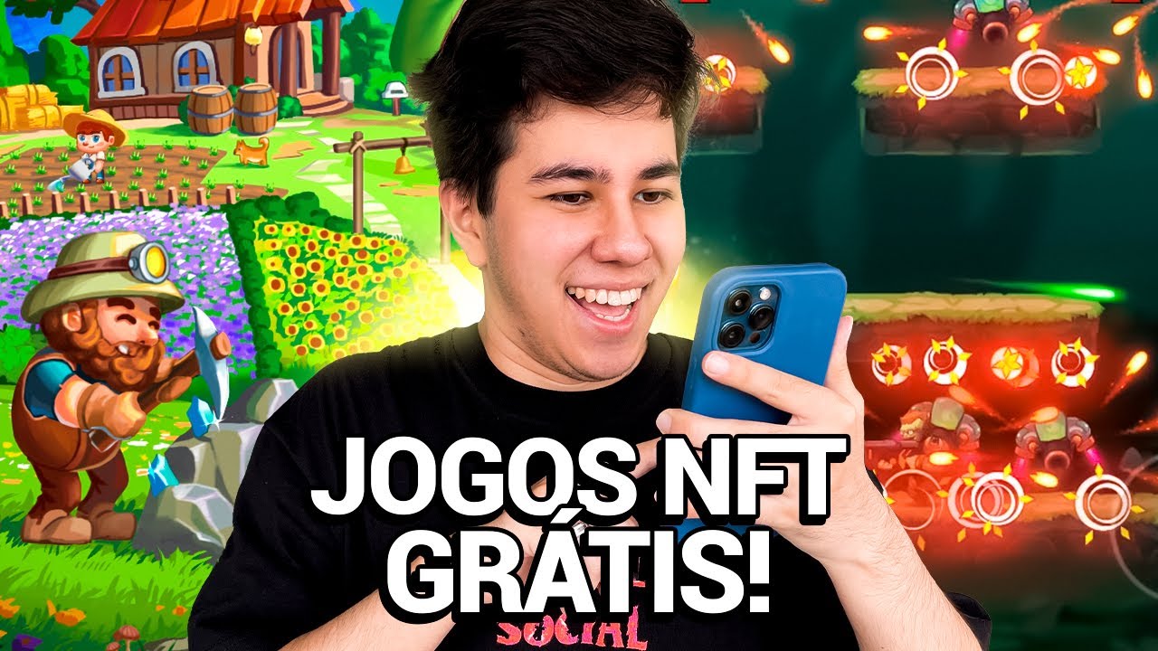 TOP 5 MELHORES JOGOS NFT GRÁTIS PARA LUCRAR SEM GASTAR NADA!