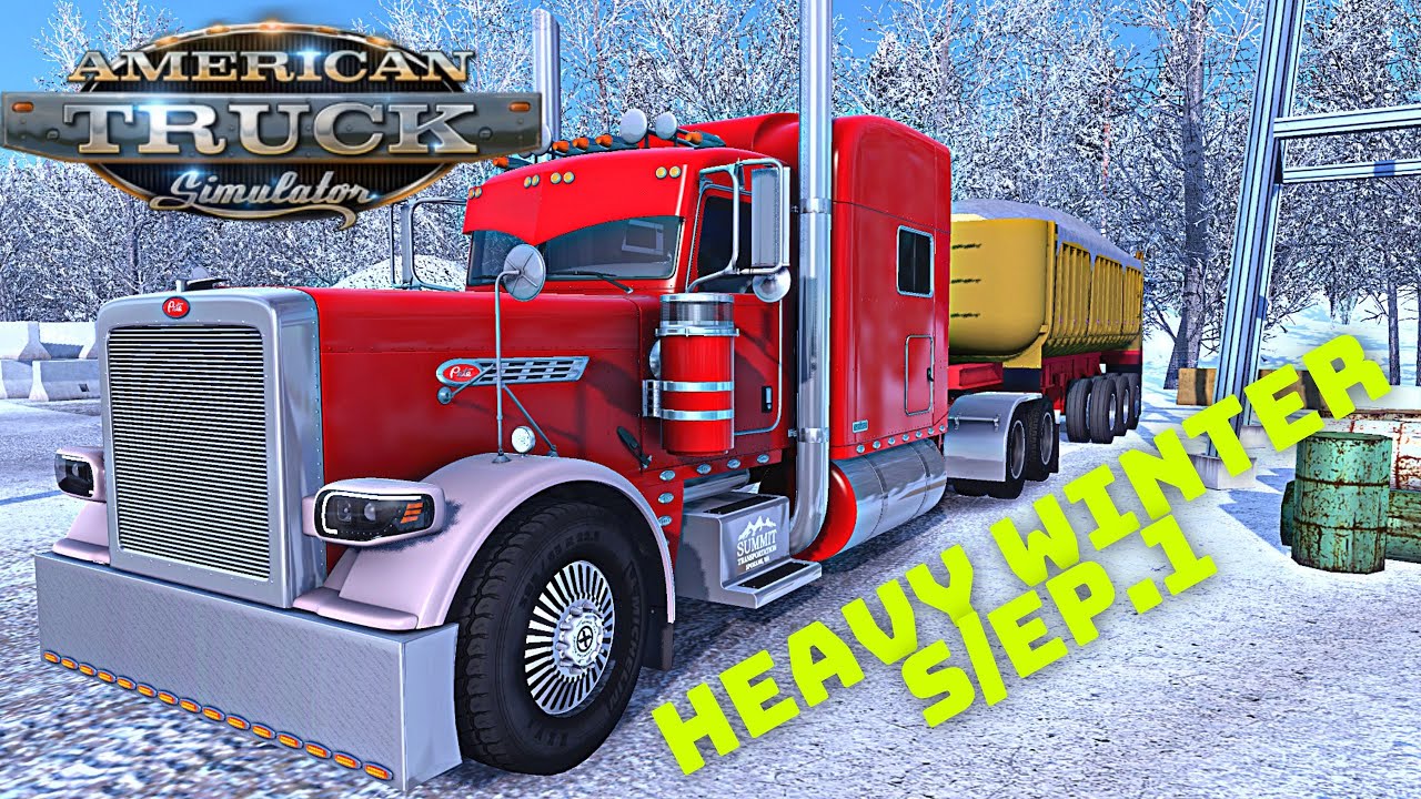 American Truck Simulator HEAVY WINTER Texas DLC Tropical Z S/Ep.01