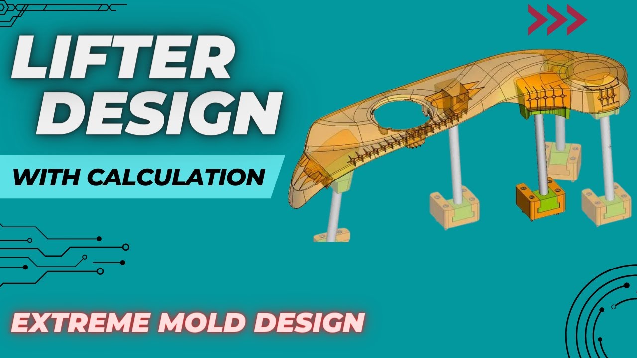 Injection Mold Design Math| Lifter Design Calculation for Plastic Mold Design | Lean your Design