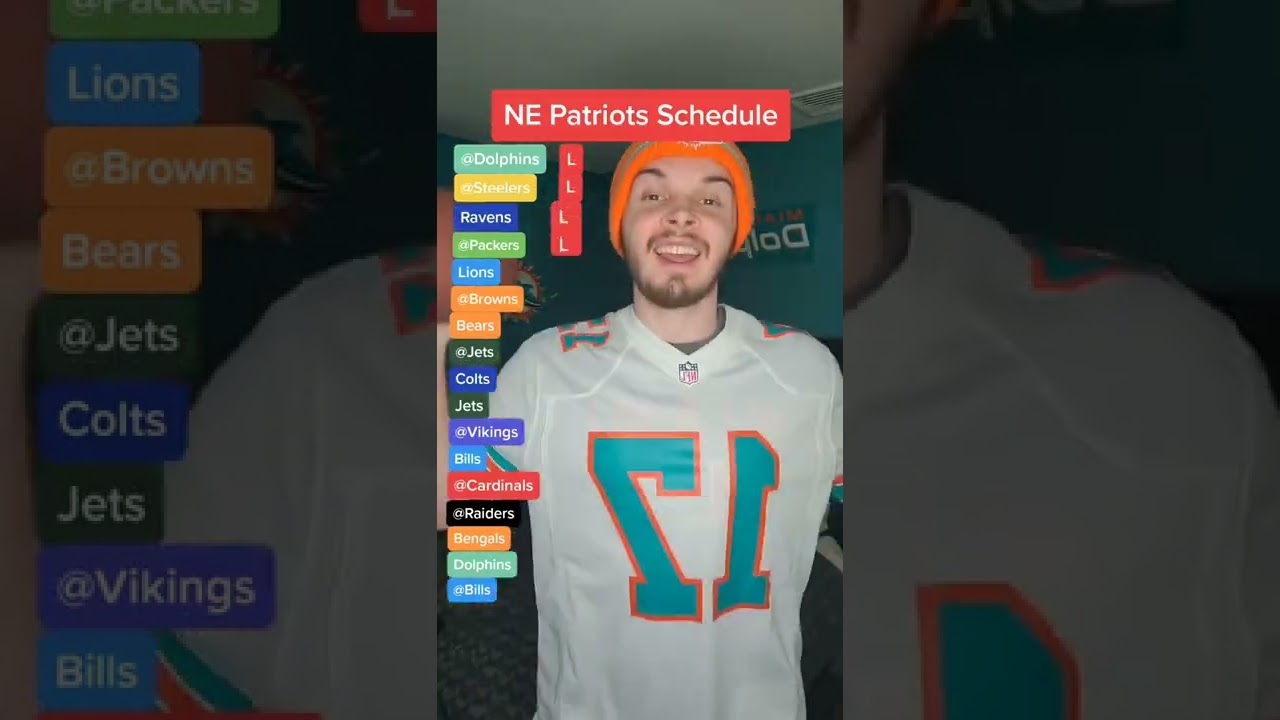 New England Patriots Schedule Predictions #shorts #nfl #nflfootball #sports #newenglandpatriots