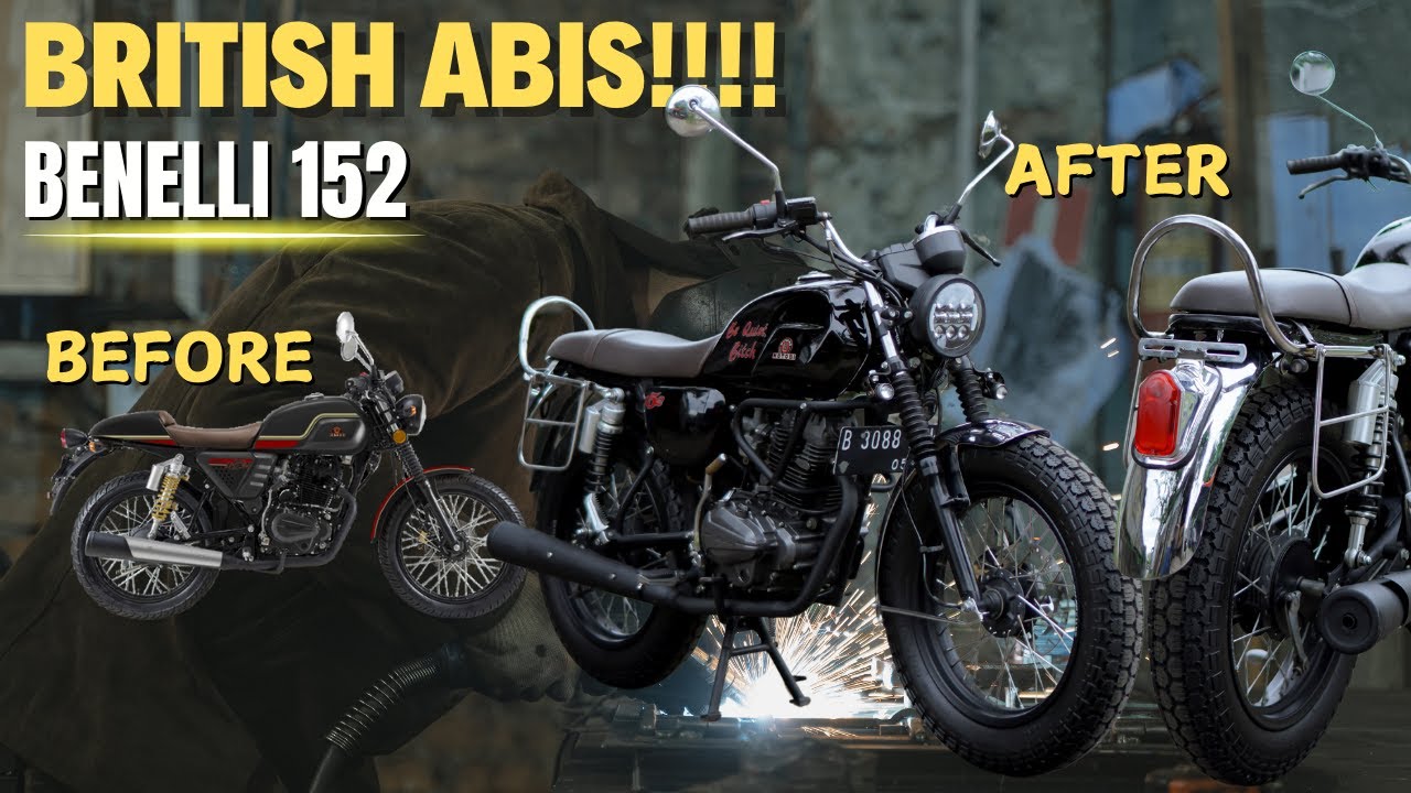 BRITISH 152 SIAPA TAKUT ?! | BENELLI 152 #BengkelTeras