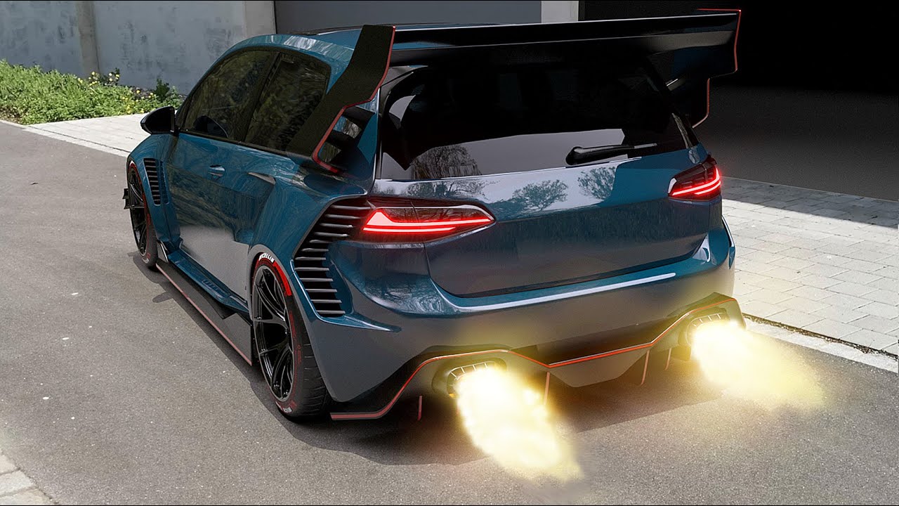 VW Golf 7 FLAMETHROWER Hardcore Bodykit by hycade