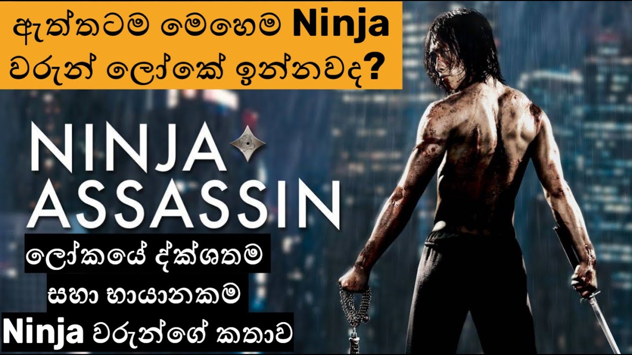 ලෝකයේ ද්ක්ශතම සහා භායානකම වරුන්ගේ කතාව ninja assassin Movie Explained Sinhala | Film review