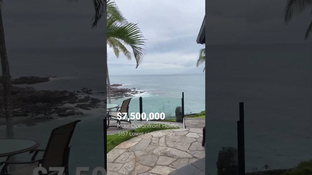 MAUI Oceanfront Home + INDOOR POOL