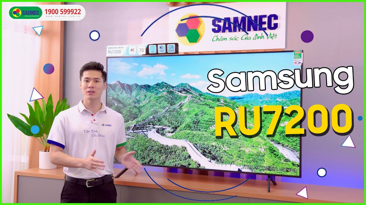 SAMSUNG RU7200 Gi&aacute; sốc , 4K HDR - Thỏa m&atilde;n đam m&ecirc;  | Samnec điện m&aacute;y