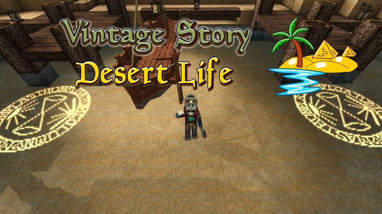 Vintage Story Desert Life Ep 319: Rebuilding the Docks To Fit Our Magic Circles