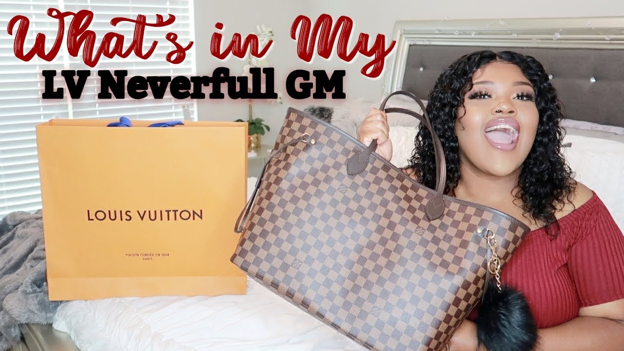 What's in my LV Neverfull GM | Jelisa Sharde