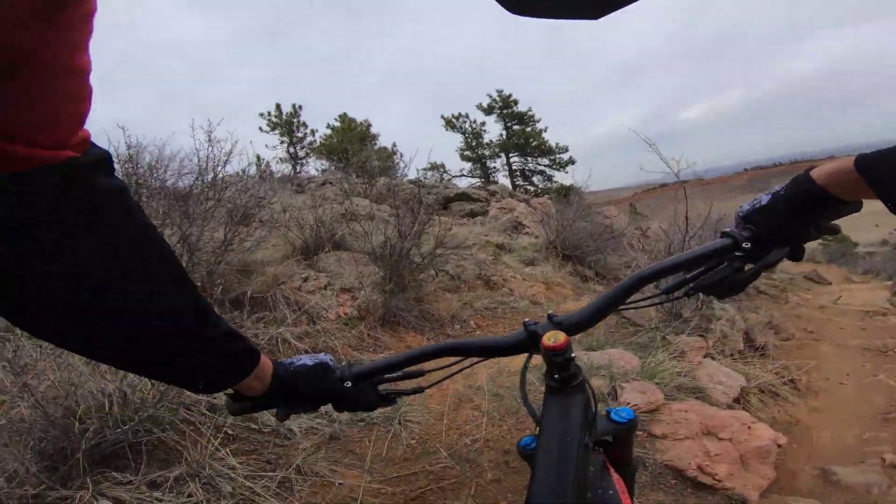 Mountain Biking Horsetooth Reservoir, Fort Collins, CO.